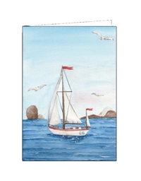 Eυχετήρια Kάρτα Kαράβι Boat Paper Shop EG-00001