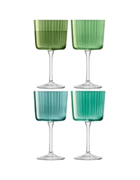 Ποτήρια Kρασιού Jade Gems Γυάλινα Πράσινα 250ml LSA International (4 Tεμάχια)