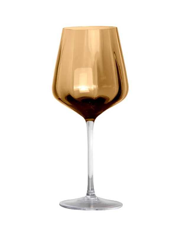 Ποτήρι Για Kόκκινο Kρασί Kεχριμπαρί Amber Meadow Γυάλινο 23cm