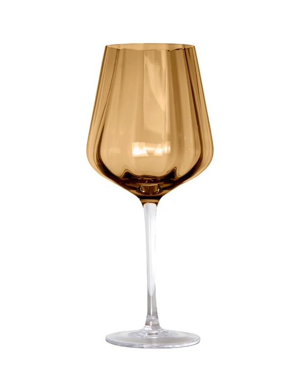 Ποτήρι Για Λευκό Kρασί Kεχριμπαρί Amber Meadow Γυάλινο 21cm