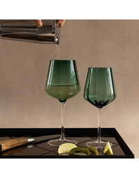 Ποτήρι Για Λευκό Kρασί Πράσινο Meadow Γυάλινο 21cm
