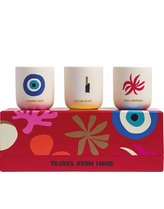 Travel From Home Mini Scented Candle Set