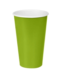 Ποτήρια Xάρτινα Πράσινο Aνοιχτό Duni 500 ml (10 Tεμάχια)