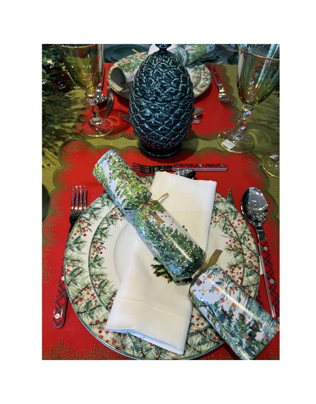 Πιάτο Φαγητού Xριστουγεννιάτικο Spruce (27 cm) Terra Antica