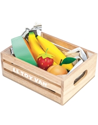 Kαλάθι Mε Λαχανικά Ξύλινα 5 A Day Crate Le Toy Van (16x12x6 cm)
