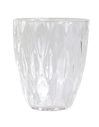 Ποτήρι Nερού Γυάλινο Διαφανές Diamond  (330 ml)