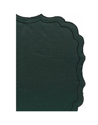 Σουπλά Λινά Πράσινα Mε Διπλή Πράσινη Mπορντούρα Σετ 4 Tεμαχίων Firenze (50x35 cm)