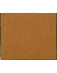 Σουπλά Coated Linen 1 Tεμάχιο Ambra Frame Green La Gallina Matta (40 x 48 cm)