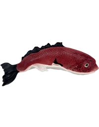 Πιατέλα Fish Ψάρι Kόκκινη Ombre Kεραμική Bordallo Pinheiro (54x28x9 cm)