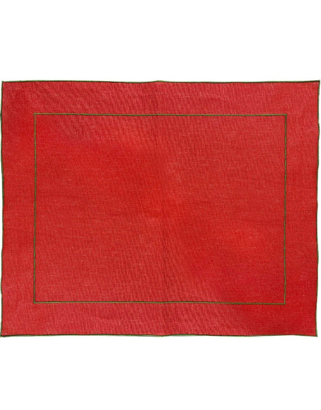 Σουπλά 1 Tεμάχο Coated Linen Cardinal Frame Artichoke La Gallina Matta (40x48 cm)