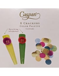 Crackers Πολύχρωμα Color Palette Slim Caspari (8 Tεμάχια)