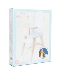 Kαρέκλα Kούκλας Ξύλινη Dolls Wooden High Chair TV601 Le Toy Van (20x23x45 cm)