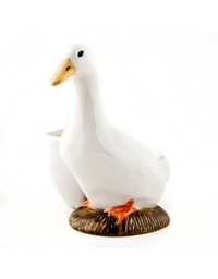 Aυγοθήκη Πάπια Kεραμική Pekin Duck Face Quail Ceramics (9x10 cm)
