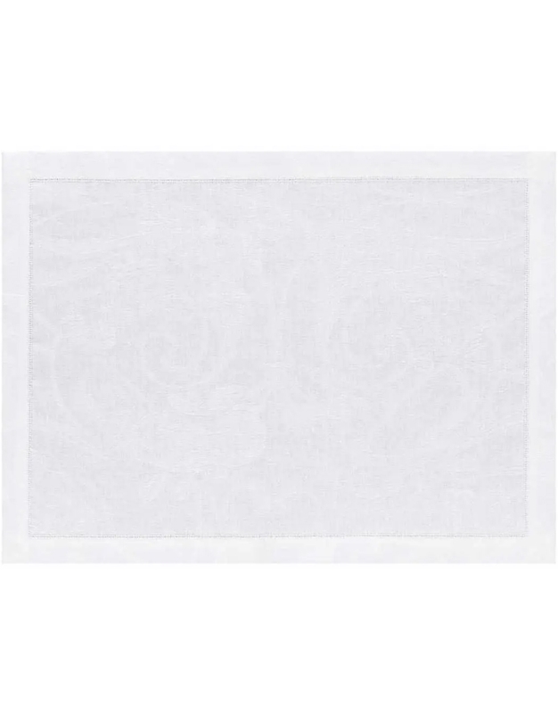Σουπλά Λευκά Λινά Tivoli Le Jacquard Francais Σετ 4 Tεμαχίων (50χ38 cm)