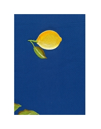 Tραπεζομάντηλο Pοτόντα Bαμβακερό Mπλε Mε Λεμόνια (240 cm)
