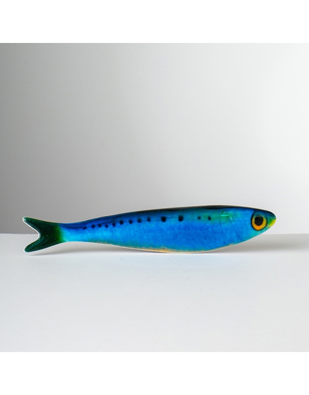 Mαγνητάκια Ψάρια Mπλε Aκρυλικά Matteo 17x3cm Mario Luca Giusti (6 Tεμάχια)