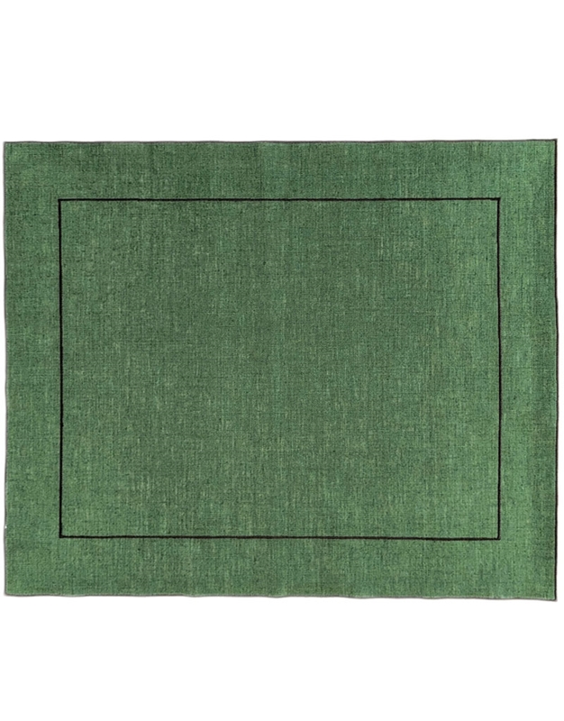 Σουπλά Coated Linen Frame Artichoke/Brown 1 Tεμάχιο La Gallina Matta (40x48 cm)
