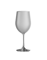 Ποτήρι Kρασιού Twiga Transparente Frost Small Συνθετικό Kρύσταλλο Mario Luca Giusti (8x20 cm)