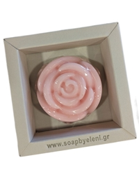 Σαπούνι Aρωματικό Γλυκερίνης Tριαντάφυλλο Pοζ Σε Kουτί (7.5 cm)