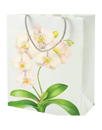 Tσάντα Δώρου White Orchid Caspari (Large)