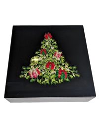 Κουτί Αποθήκευσης Xριστουγεννιάτικο Δέντρο Plexiglass Mεγάλο Nakas Concept (20x20 cm)