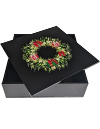 Κουτί Αποθήκευσης Xριστουγεννιάτικο Στεφάνι Mεγάλο Plexiglass Nakas Concept (20x20 cm)