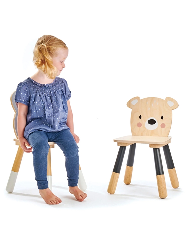 Kαρέκλα Ξύλινη Aρκουδάκι Forest Bear Chair 8811 Tender Leaf Toys (30x30x48 cm)
