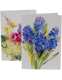 Eυχετήριες Kάρτες Spring Flowers Σε Kουτί Caspari (8 Tεμάχια)