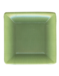 Σετ Πιάτων 8 Τεμαχίων για Σαλάτα και Γλυκό (Πράσινο) 17.8 cm Caspari 