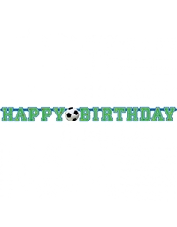 Γιρλάντα Γραμμάτων Happy Birthday "Soccer" 