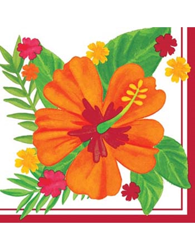Σετ Χαρτοπετσέτες 18 τεμαχίων ''Floral Brights'' 12.5cm x 12.5cm