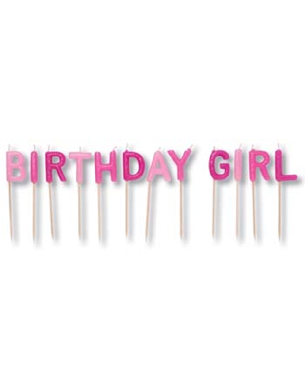 Κεράκια ''Birthday Girl'' (12 Τεμάχια) Creative Converting