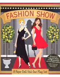 Fashion Show - A Paper Doll Fold-out Play Set