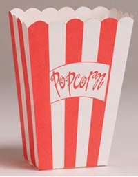 Popcorn Boxes (Σετ 8 τεμαχίων) - (9.5 x 13.3 x 5cm) ''Lights, Camera, Action''