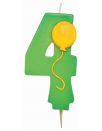 Κεράκι Μπαλόνι ''No 4'' Creative Converting
