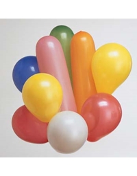 Σετ Μπαλόνια Πολύχρωμα Mακριά και Στρογγυλά (20 τεμάχια) Creative Converting