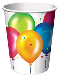 Σετ Ποτηριών 8 τεμαχίων ''Birthday Balloons'' (266ml)