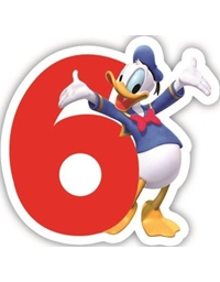 Κεράκι Γενεθλίων Mickey Playful No6 Disney