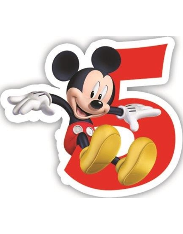 Κεράκι Γενεθλίων Mickey Playful No5 Disney
