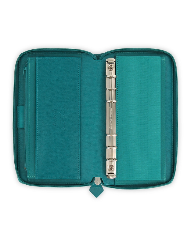 Organizer Compact Zip "Saffiano" Filofax (Aquamarine)