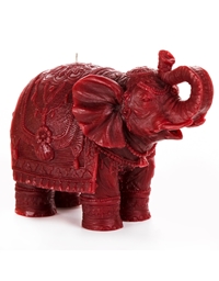 Μεγάλο Κερί Ελέφαντας Κόκκινο Mario Luca Giusti