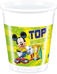 Ποτήρια Mickey Goal 200ml Disney (8 τεμάχια)