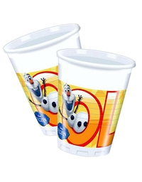 Πλαστικά Ποτήρια Σετ 8 Τεμαχίων "Olaf Summer Disney" (200ml)