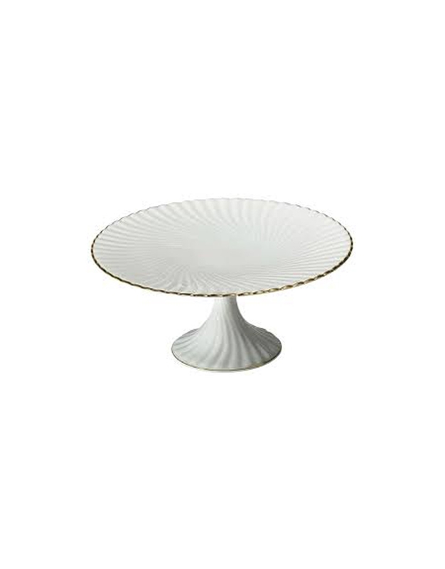 Petit Four Stand  Small Atlantide Filet Or - RAYNAUD LIMOGES (16 cm)