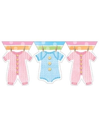 Πλαστικά Σημαιάκια ''Baby Clothes'' (3.5m)