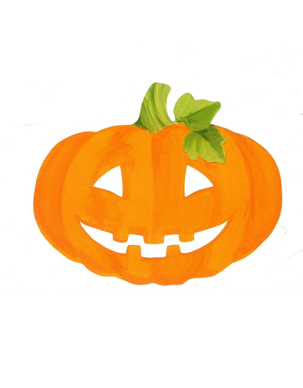 Ευχετήρια Κάρτα Halloween Pumpkin Mask Caspari