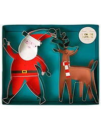 Cookie Cutters Santa & Reindeer Meri Meri 45-2954 (2 Τεμάχια)