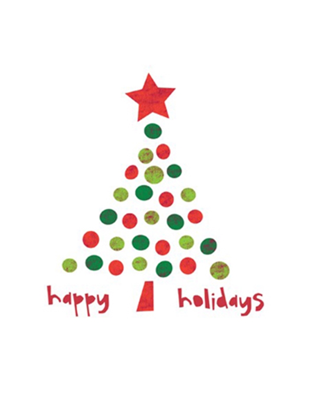 Χριστουγεννιάτικες Χαρτοπετσέτες μικρές ''Holiday Dots'' Creative Converting (100 τεμάχια)