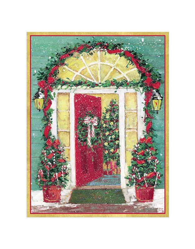 Xριστουγεννιάτικη Κάρτα "Open Door" Caspari