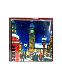 Eυχετήρια Κάρτα "London At Christmas" Tracks Publishing (10 τεμάχια)